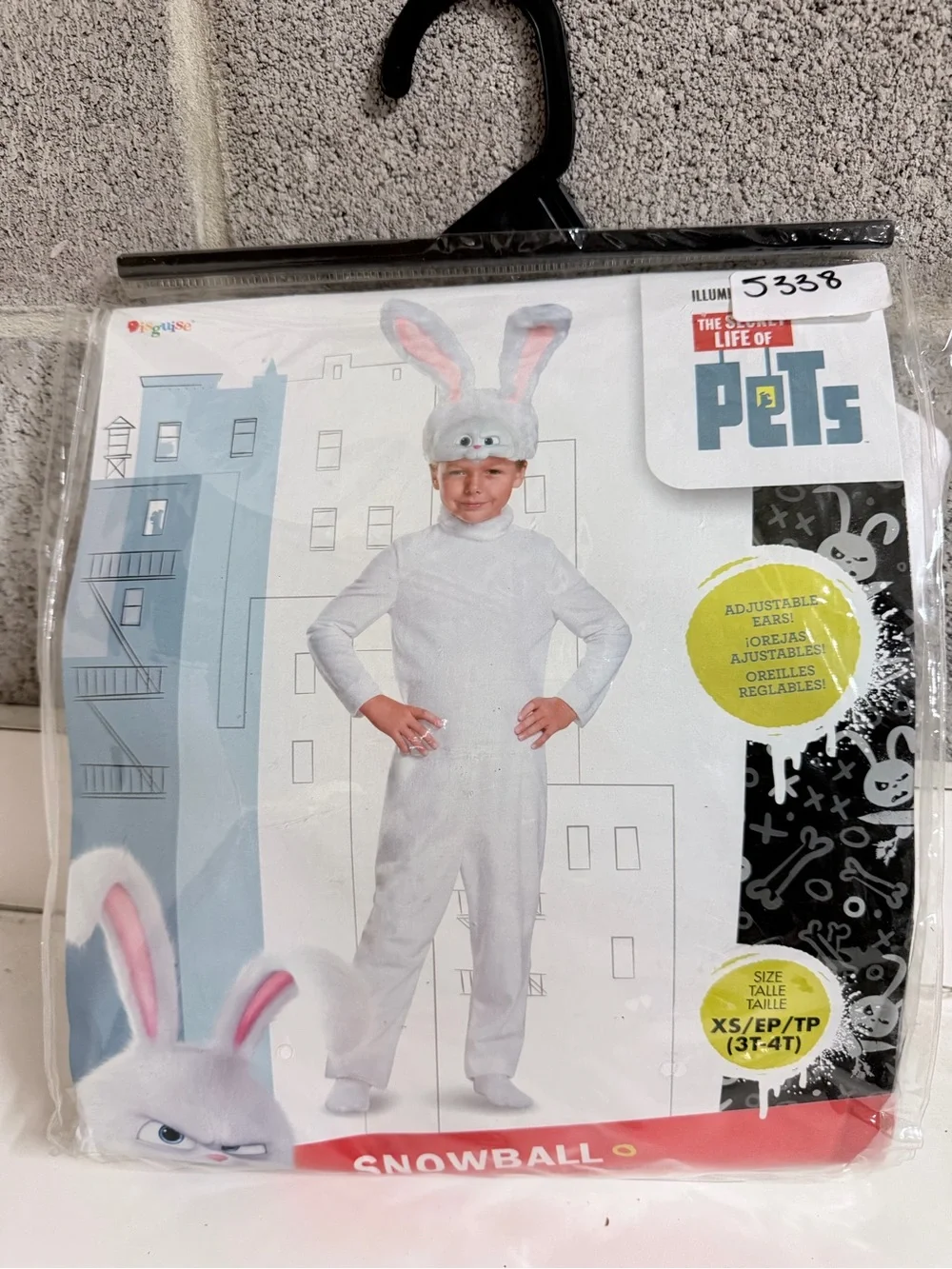 Secret Life of Pets Snowball Bunny Rabbit Costume